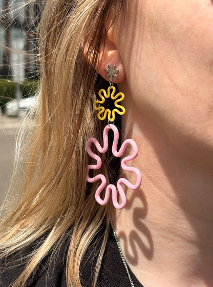 Colorful SPLASH earrings | Lightweight jewelry